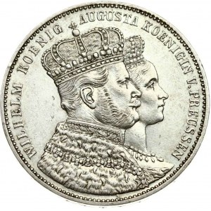 Germany Prussia Taler 1861 A Coronation