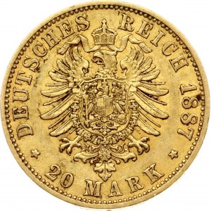 Germania Prussia 20 marco 1887 A