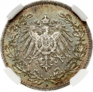 Germany 50 Pfennig 1898 A NGC AU 55