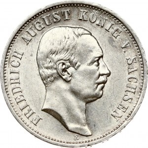 Germany Saxony 3 Mark 1911 E