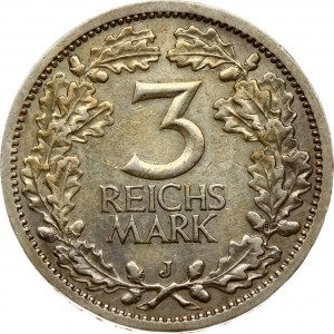 Germany Weimar Republic 3 Reichsmark 1931 J
