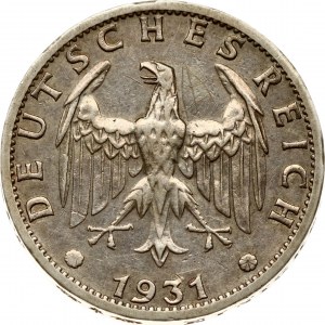 Germany Weimar Republic 3 Reichsmark 1931 J