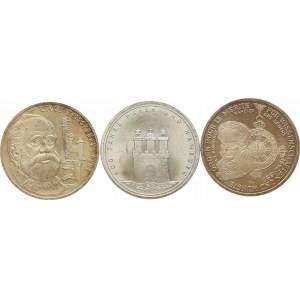 Germania Repubblica Federale 10 Marchi 1988-1992 Lotto di 3 monete