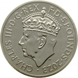 Great Britain 5 Pounds 2023 Coronation of King Charles III