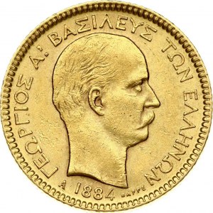 Greece 20 Drachmai 1884A
