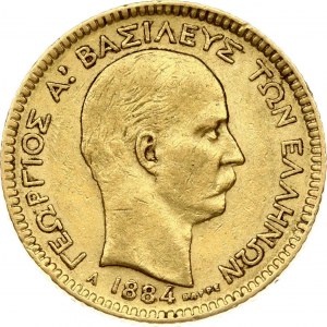 Greece 20 Drachmai 1884A