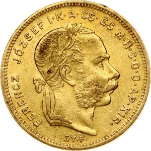 Ungheria 20 Franchi / 8 Fiorini 1871 GYF
