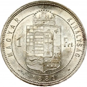 Węgry 1 forint 1881 KB