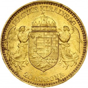 Hungary 20 Korona 1892 KB