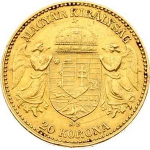 Ungheria 20 Korona 1893 KB