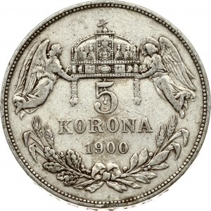 Hungary 5 Korona 1900 KB