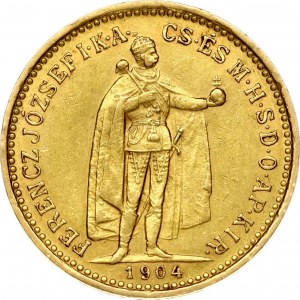 Hungary 10 Korona 1904 KB