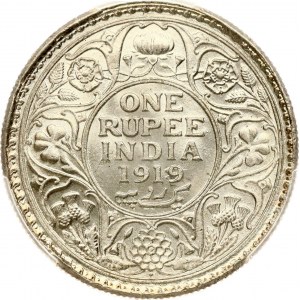 India Rupia britannica 1919 (B) PCGS MS 63