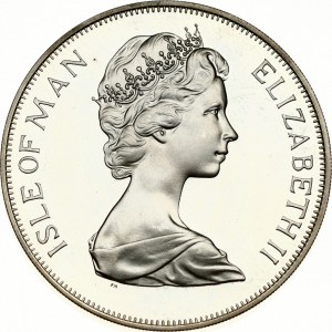 Isle of Man Crown 1977 Silver Jubilee