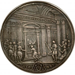 Italy Vatican City Papal States Piastra 1675 Holy Year NGC XF DETAILS
