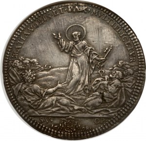 Italie Cité du Vatican États pontificaux Piastra 1698 NGC AU DÉTAILS
