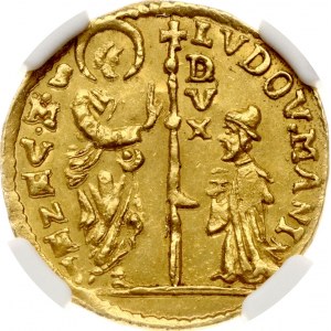 Italia Venezia Zecchino ND (1789-1797) NGC MS 62