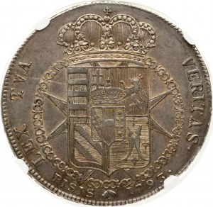 Italy Tuscany Francescone 1793 NGC AU 55