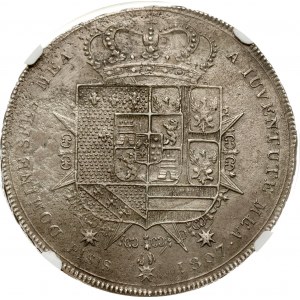 Italy Tuscany Francescone 1807 NGC AU DETAILS