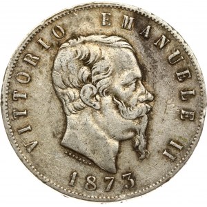 Italy 5 Lire 1873 M BN