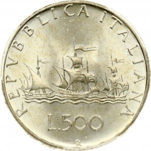 Italia 500 Lire 1966 R PCGS MS 65