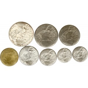 Italia Città del Vaticano 1 - 500 Lire 1966 Set di 8 monete