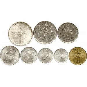 Italia Città del Vaticano 1 - 500 Lire 1968 Set di 8 monete