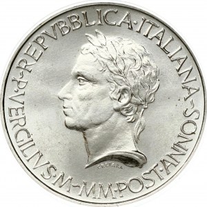 Italia 500 Lire 1981 R Morte di Virgilio