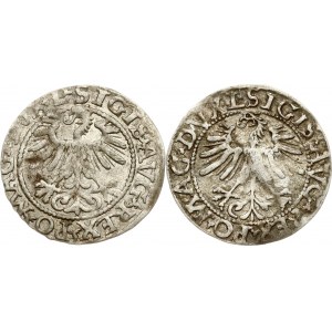 Lithuania Polgrosz 1560 & 1562 Vilnius Lot of 2 pcs