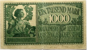 German Occupied Territories 1000 Mark 1918 Darlehnskasse Ost