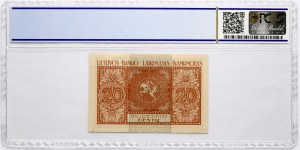 Lituanie 20 Centu 1922 PCGS 55 About Unc