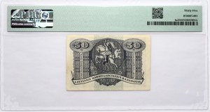 Lituanie 50 Centu 1922 PMG 35 Choice Very Fine