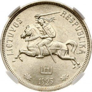 Lithuania 5 Litai 1925 NGC MS 63