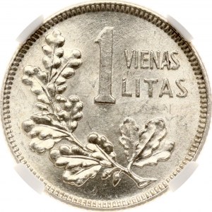 Lituanie 1 Litas 1925 NGC MS 62