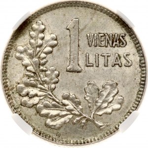 Lithuania 1 Litas 1925 NGC AU 58