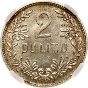 Lituanie 2 Litu 1925 NGC MS 62