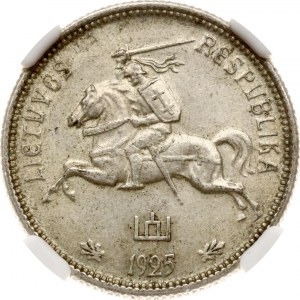 Lithuania 2 Litu 1925 NGC AU 58