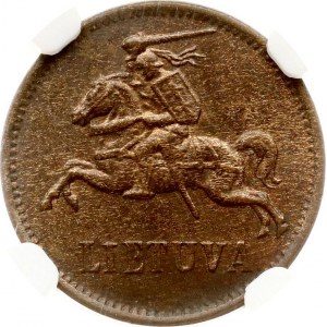 Lithuania 2 Centai 1936 NGC MS 63 BN