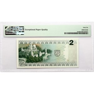 Lithuania 2 Litai 1993 Valančius PMG 66 Gem Uncirculated EPQ