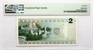 Lituanie 2 Litai 1993 Valančius PMG 66 Gem Uncirculated EPQ