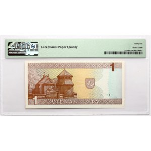 Lithuania 1 Litas 1994 Žemaitė PMG 66 Gem Uncirculated EPQ