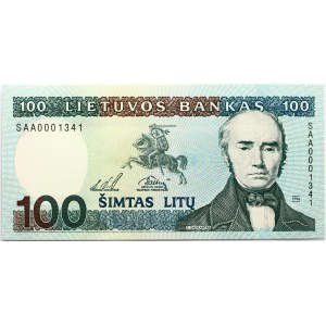 Lithuania 100 Litu 1994 Simonas Daukantas