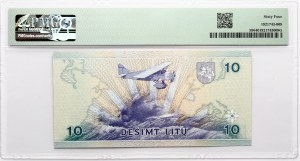 Lituanie 10 Litu 1997 Darius et Girenas PMG 64 Choice Uncirculated
