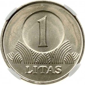 Lithuania 1 Litas 1998 NGC MS 64