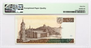 Lituanie 50 Litu 1998 Basanavičius PMG 65 Gem Uncirculated EPQ