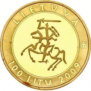 Lituanie 100 Litu 2009 Millénaire de la première mention du nom 