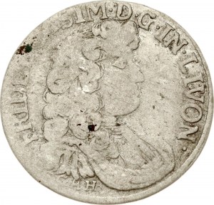 Livonie Courlande et Semigallia 6 Grossus 1694 GAH Mitau (R7)