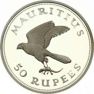Maurice 50 Roupies 1975 Mauritius Kestrel