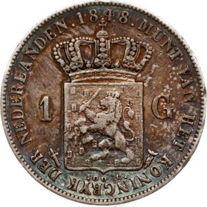Netherlands 1 Gulden 1848