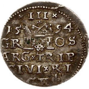 Poland Trojak 1594 Riga